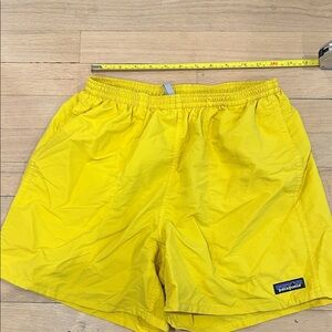Patagonia classic Baggies Yellow Swim Trunks